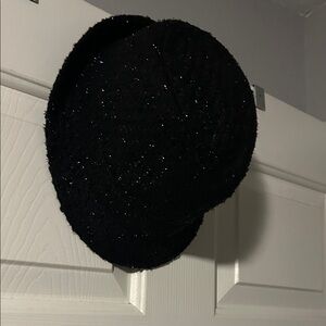 Stylish Black Textured Hat